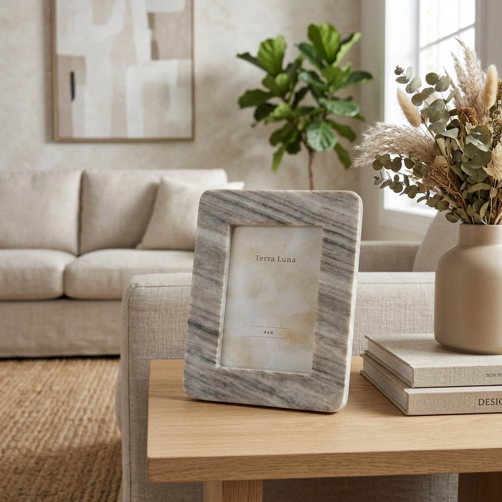 Randsburg Beige Small Marble Photo Frame