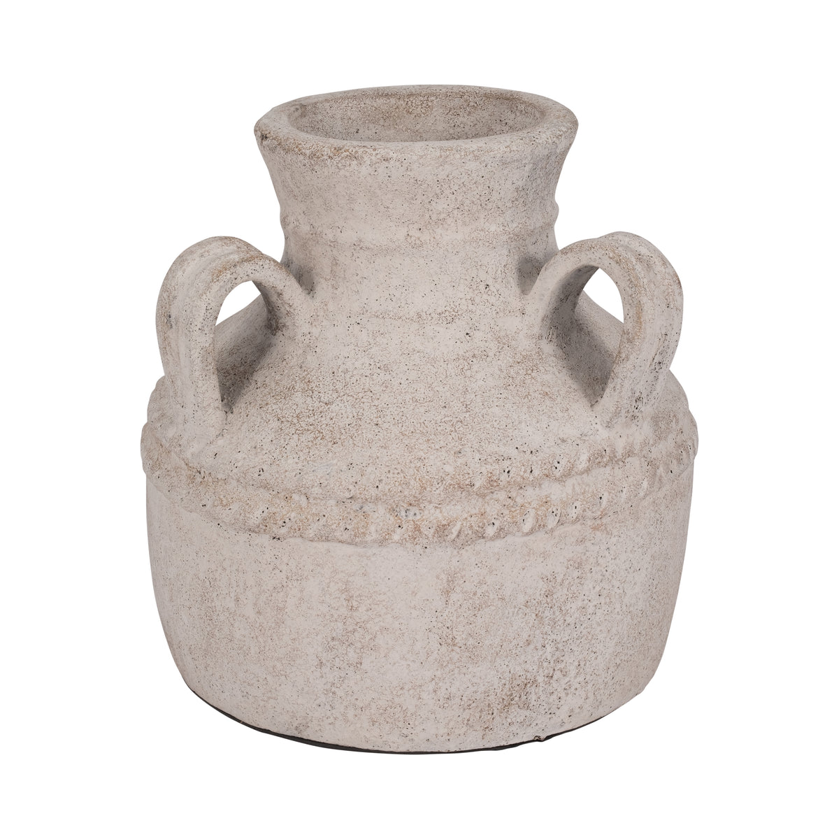 Noelwind Ivory Large Terracotta Triple Handle Jug