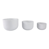 Kira White Planters (Set of 3)