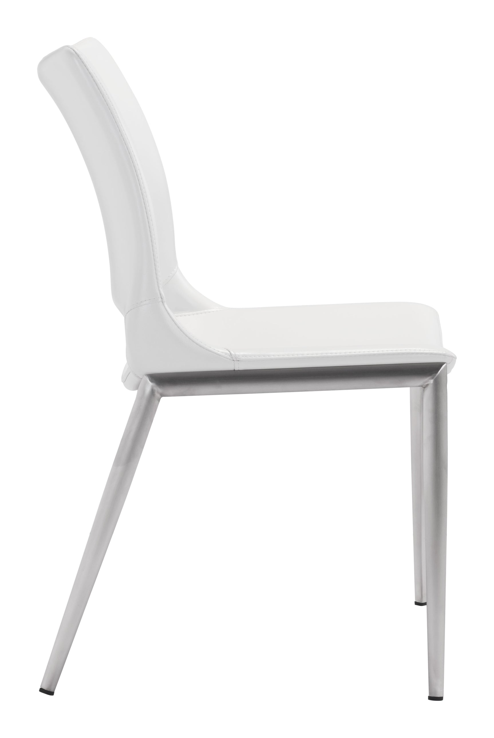 Ace White & Silver Dining Chair (Set of 2)