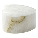 Lerdo Alabaster Heart Shaped Box