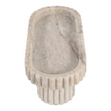 Clay Beige Marble Dish with Legs