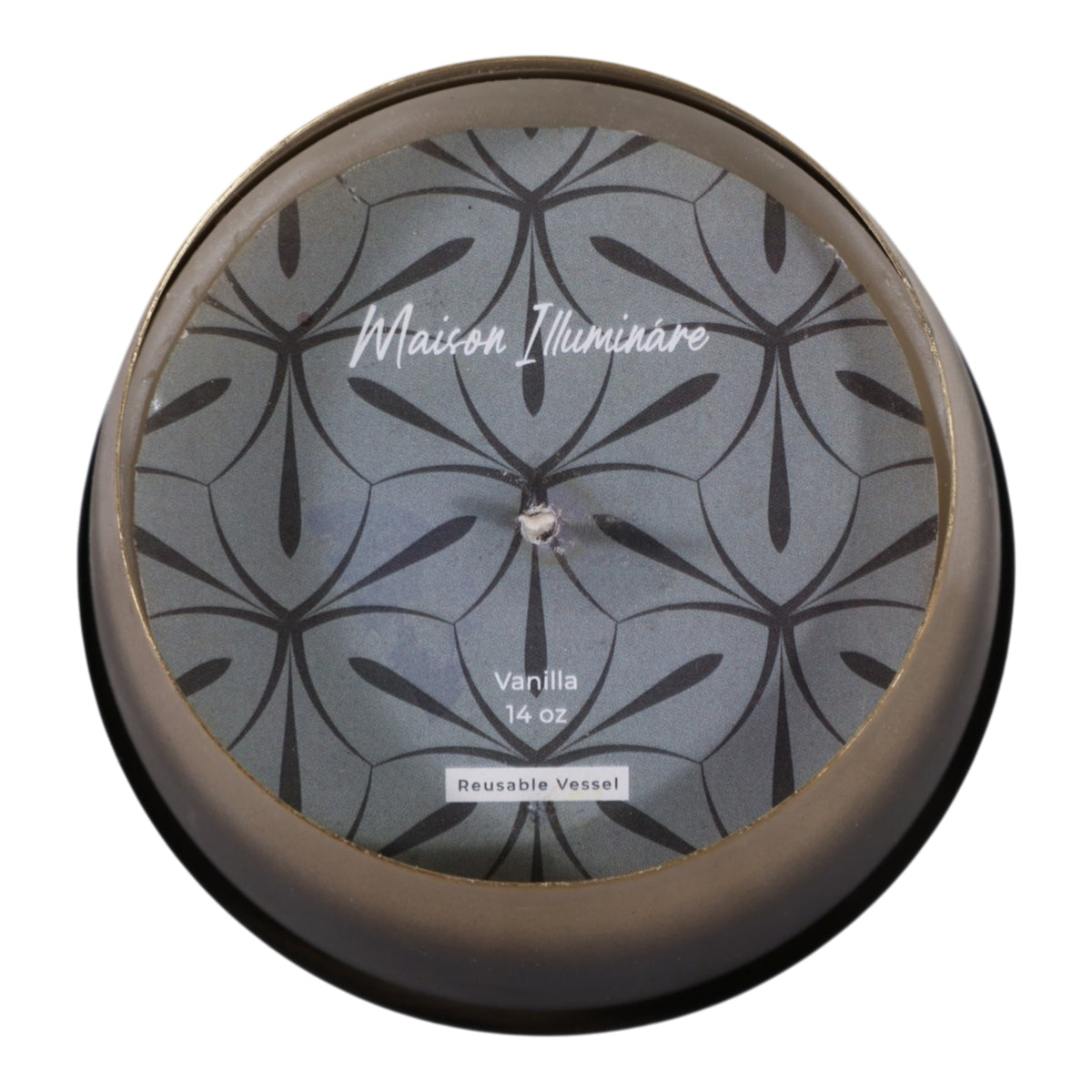 Breckburn Black/Gold Vanilla Candle