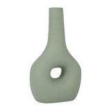Parkwood Dark Sage Ceramic Open Cut-Out Nomad Vase