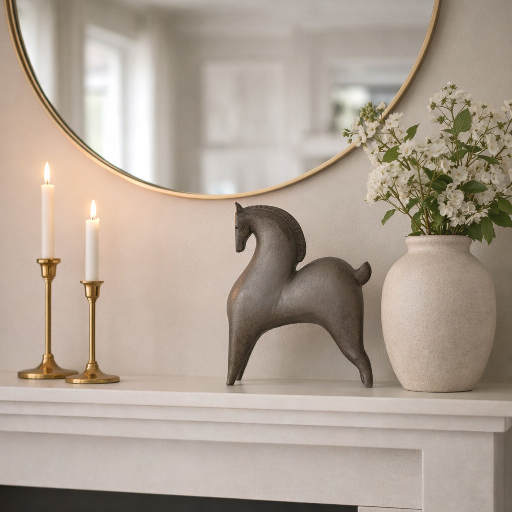 Kandra Gray Curved Horse