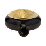 Hardencliff Black/Gold Vase
