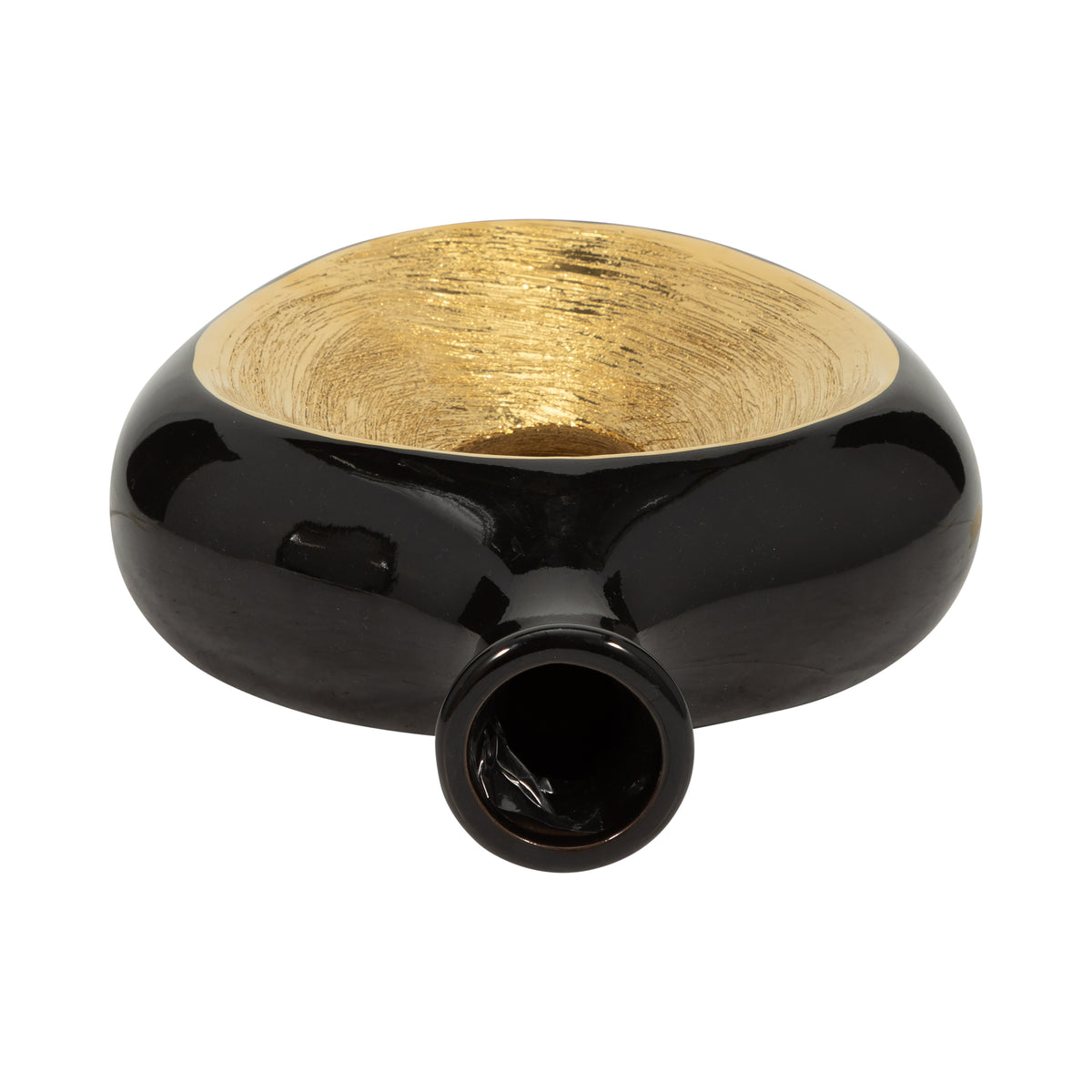 Hardencliff Black/Gold Vase