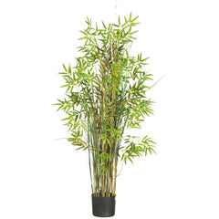 5' Bamboo Grass Silk Plant - Ornate Home