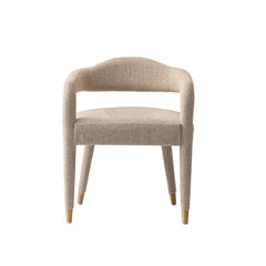 5-Piece Hathaway 47.24 Round Dining Set in Black with 4 Aspen Dining Chairs in Gold Dust - Ornate Home