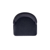 5-Piece Hathaway 47.24 Round Dining Set in Black with 4 Flor Dining Chairs in Black - Ornate Home