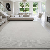 Jorena Bone Jute-Look Rug | Washable Area Rug