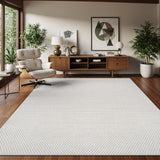 Jorena Bone Jute-Look Rug | Washable Area Rug