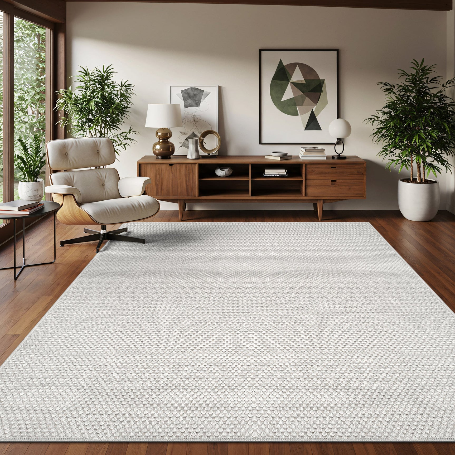 Jorena Bone Jute-Look Rug | Washable Area Rug