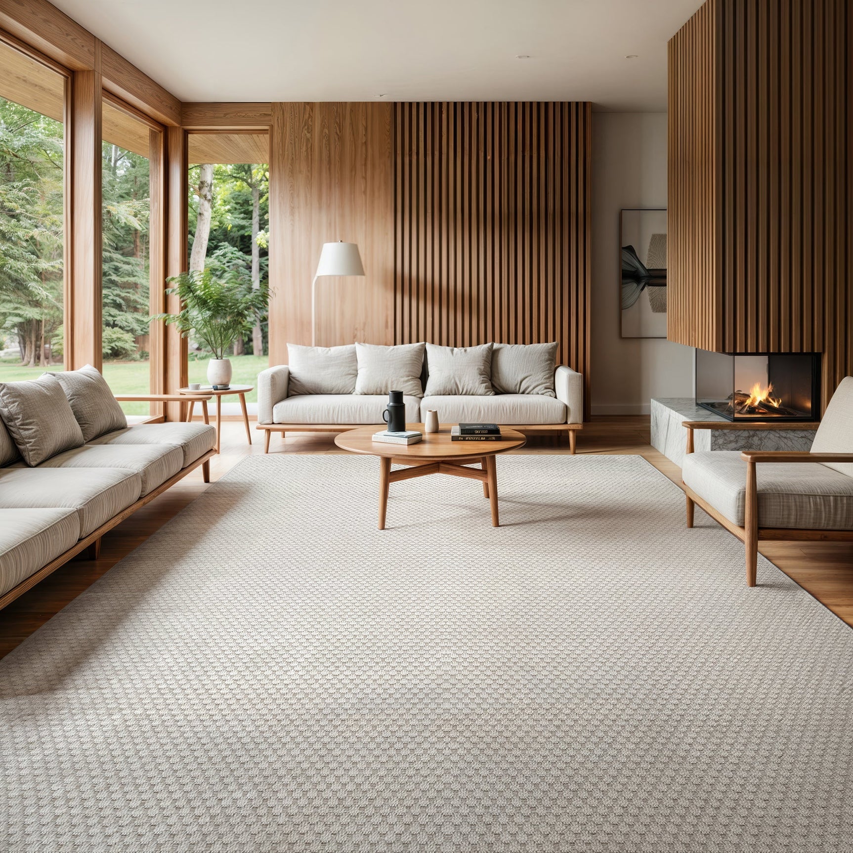Jorena Bone Jute-Look Rug | Washable Area Rug