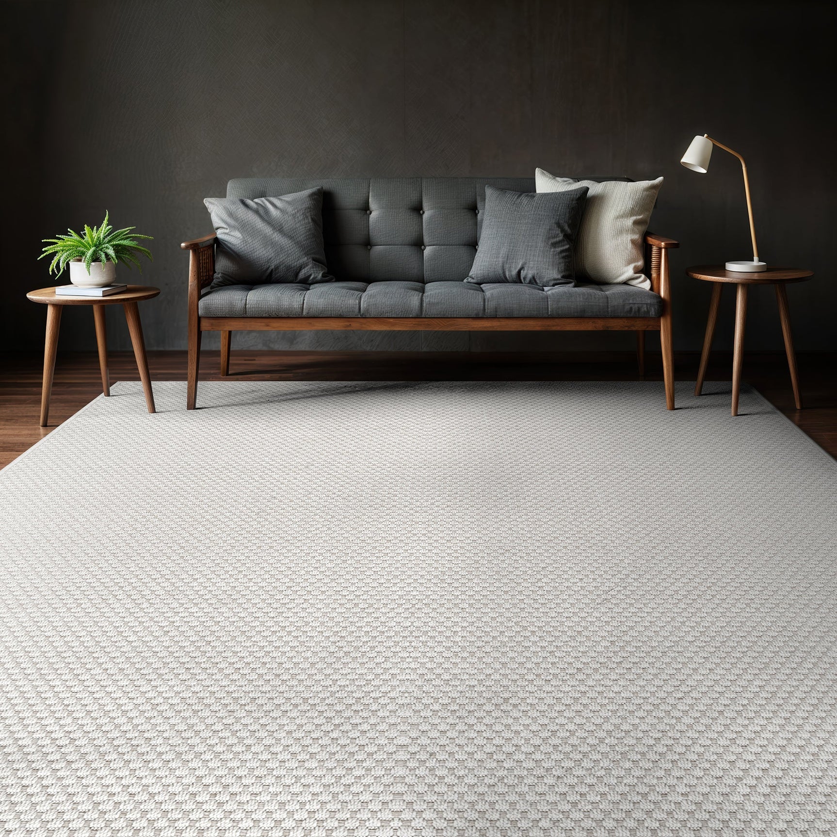Jorena Bone Jute-Look Rug | Washable Area Rug