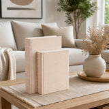 Tobin Ivory Canvas Decorative Note Book (Set of 2)