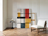 Modular Rhythm – Abstract Primary Color Grid Art