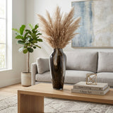 Emorygrove Brown/White/Black Glass Vase