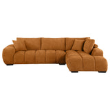 Camacho Orange Chaise Sectional Sofa - Ornate Home