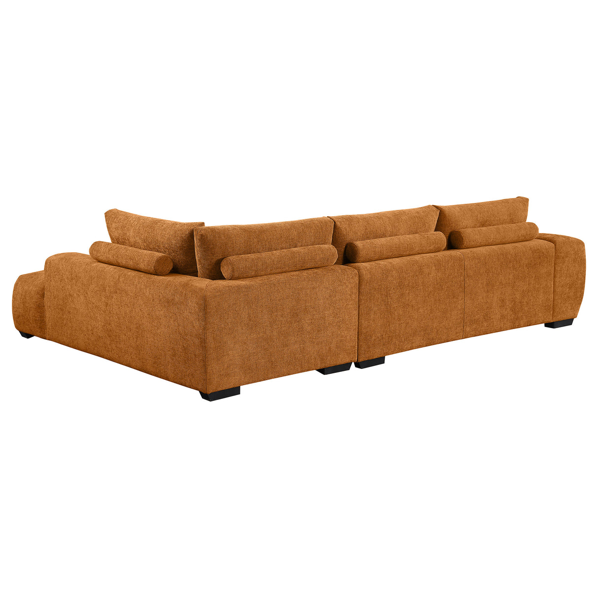 Camacho Orange Chaise Sectional Sofa - Ornate Home