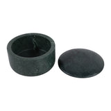 Curtner Green Curved Edge Round Marble Box