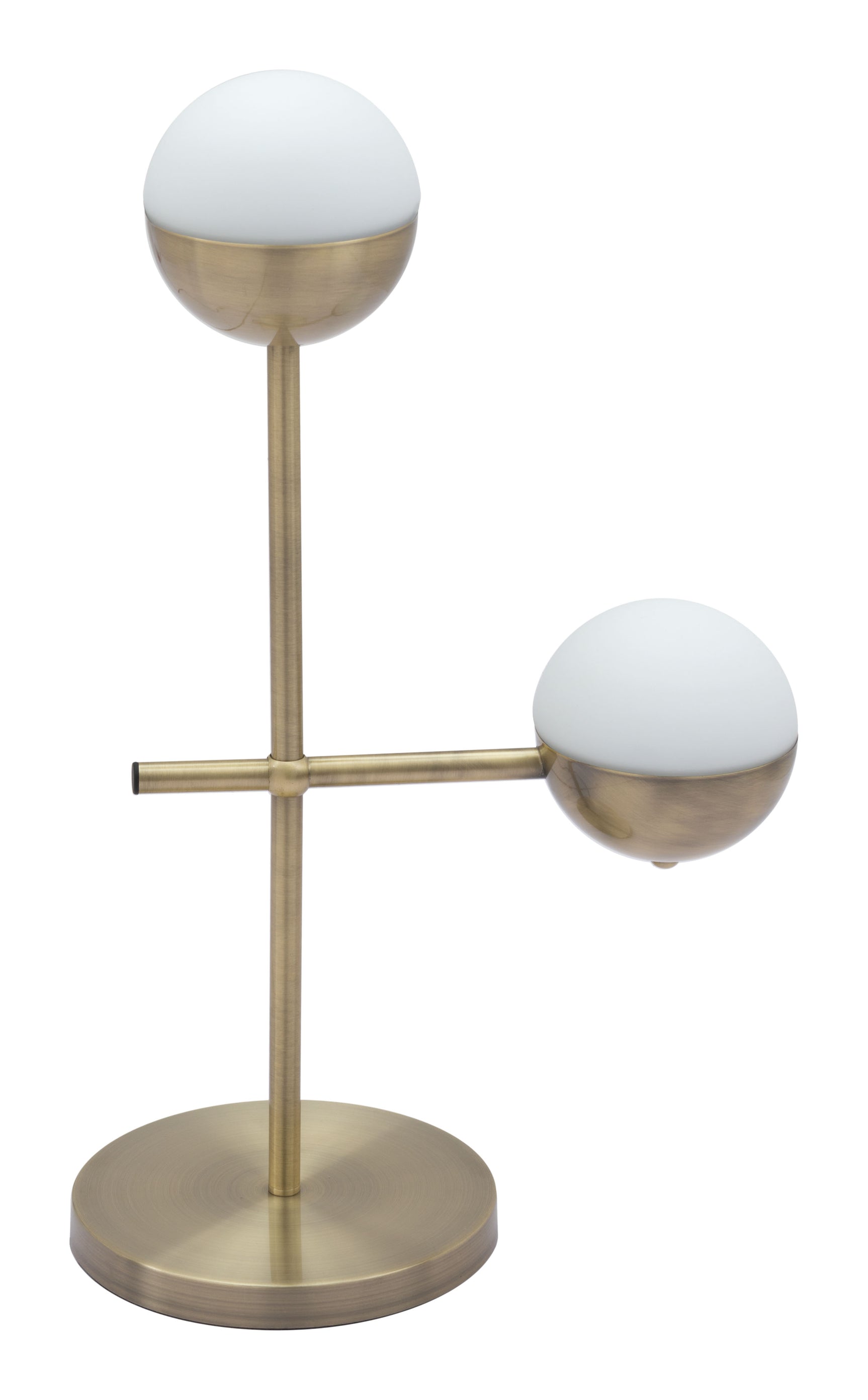 Waterloo White & Bronze Table Lamp