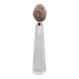 Chathamoak Clear/White Large Decor