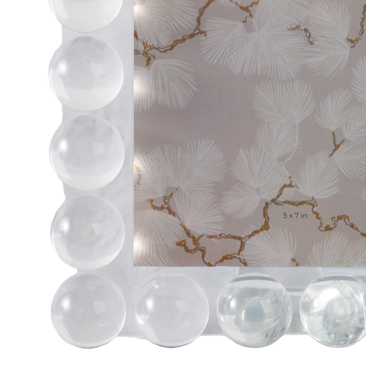Neff Clear 5x7 Crystal Bubble Photo Frame