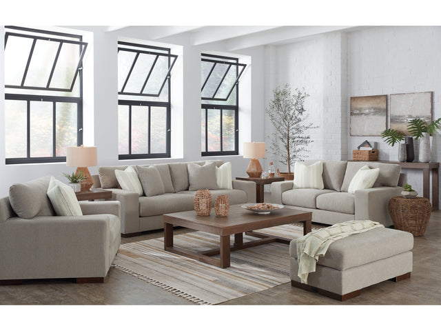 Maggie Flax Sofa, Loveseat, Oversized Chair and Ottoman - Ornate Home