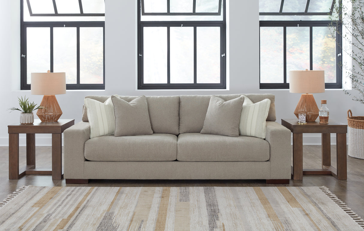 Maggie Flax Sofa and Loveseat - Ornate Home