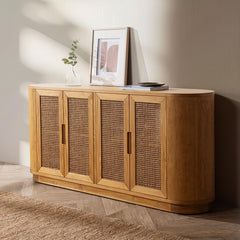 Adelheid Natural 4-Door Buffet