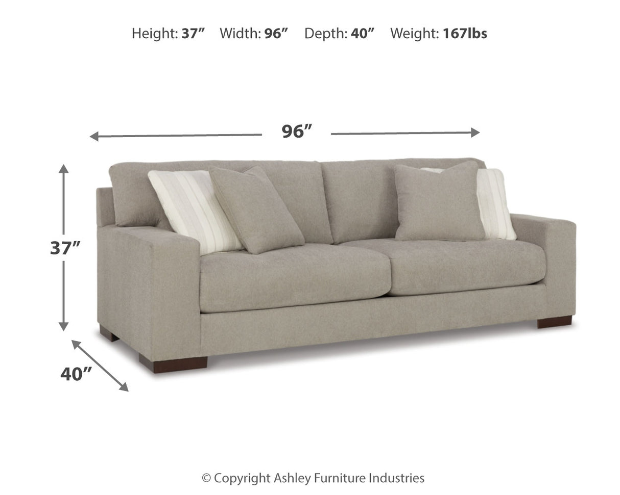 Maggie Flax Sofa and Loveseat - Ornate Home