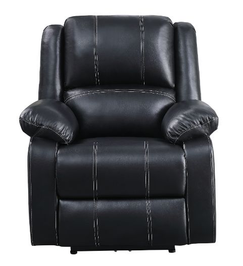 Zuriel Black  Power Motion Recliner W/USB - Ornate Home