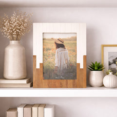 Los Alamos Natural/White Large Resin 2-Toned Frame
