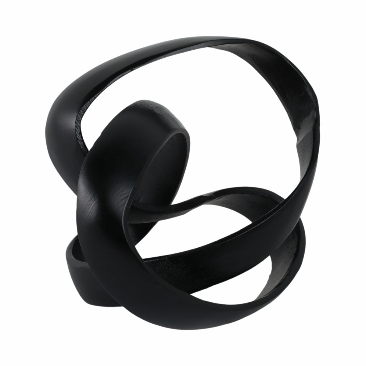 Dashport Black Aluminum Knot Sculpture - 14585-03EC