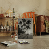 Palm Shadows at Sunrise