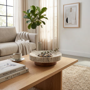 Bronsongate Ivory/Tan/Brown Bowl