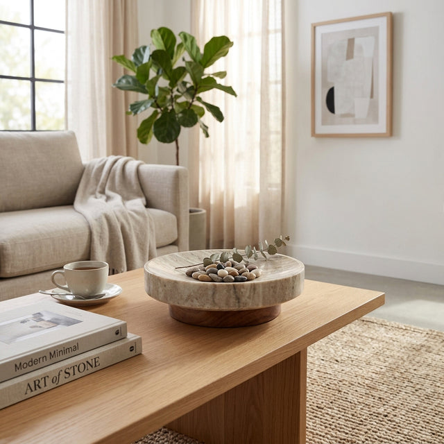 Bronsongate Ivory/Tan/Brown Bowl