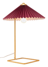 Charo Red & Gold Table Lamp