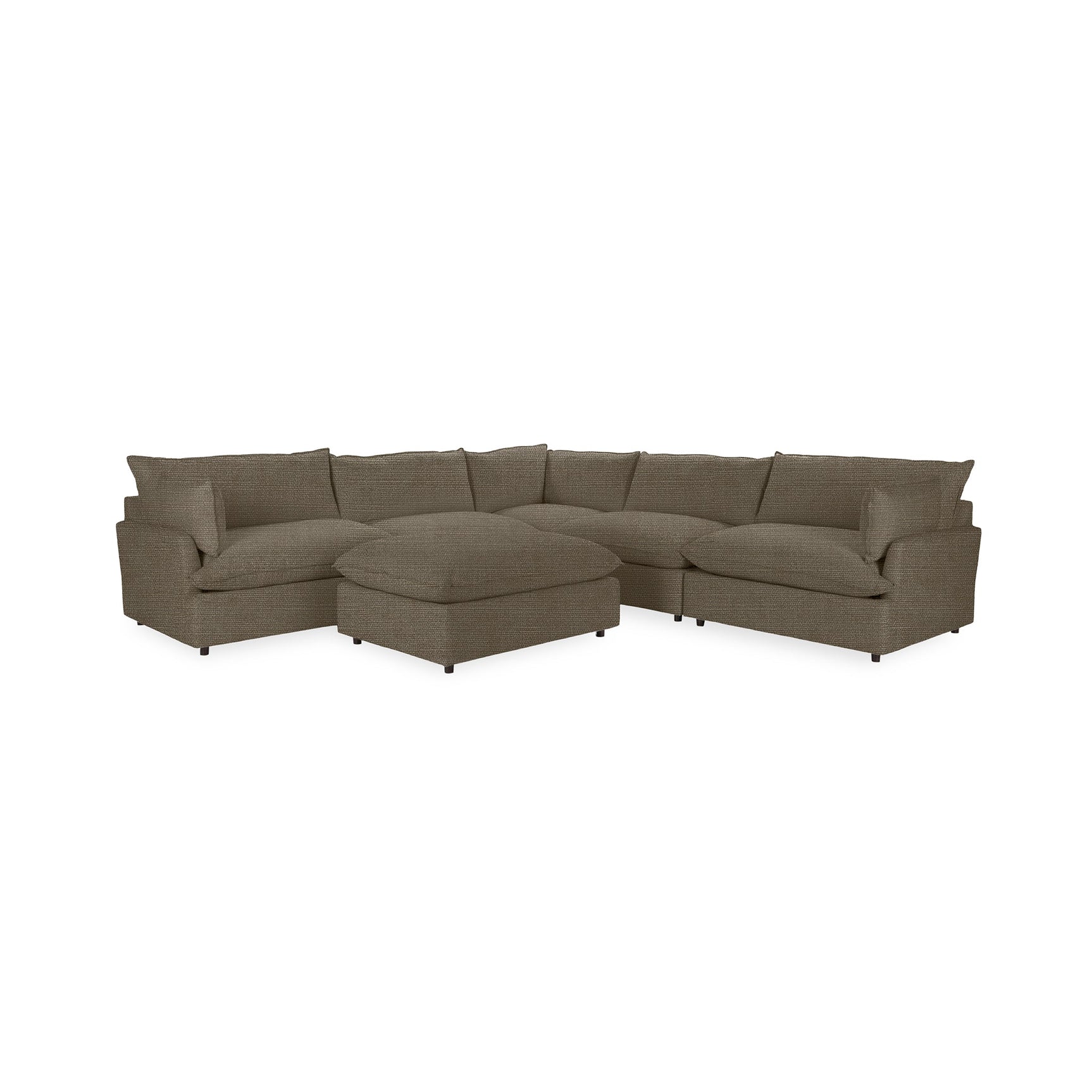 Caplan 6 Piece Sectional with Ottoman