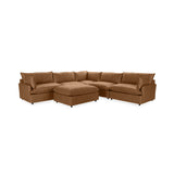 Caplan 6 Piece Sectional with Ottoman