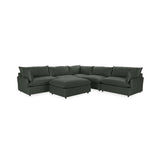 Caplan 6 Piece Sectional with Ottoman