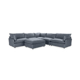 Caplan 6 Piece Sectional with Ottoman