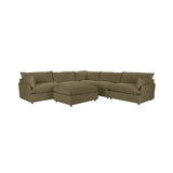 Caplan 6 Piece Sectional with Ottoman