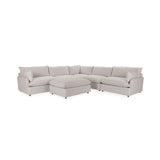 Caplan 6 Piece Sectional with Ottoman