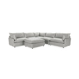 Caplan 6 Piece Sectional with Ottoman