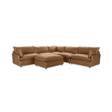Caplan 6 Piece Sectional with Ottoman