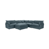 Caplan 6 Piece Sectional with Ottoman