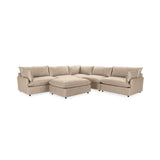 Caplan 6 Piece Sectional with Ottoman
