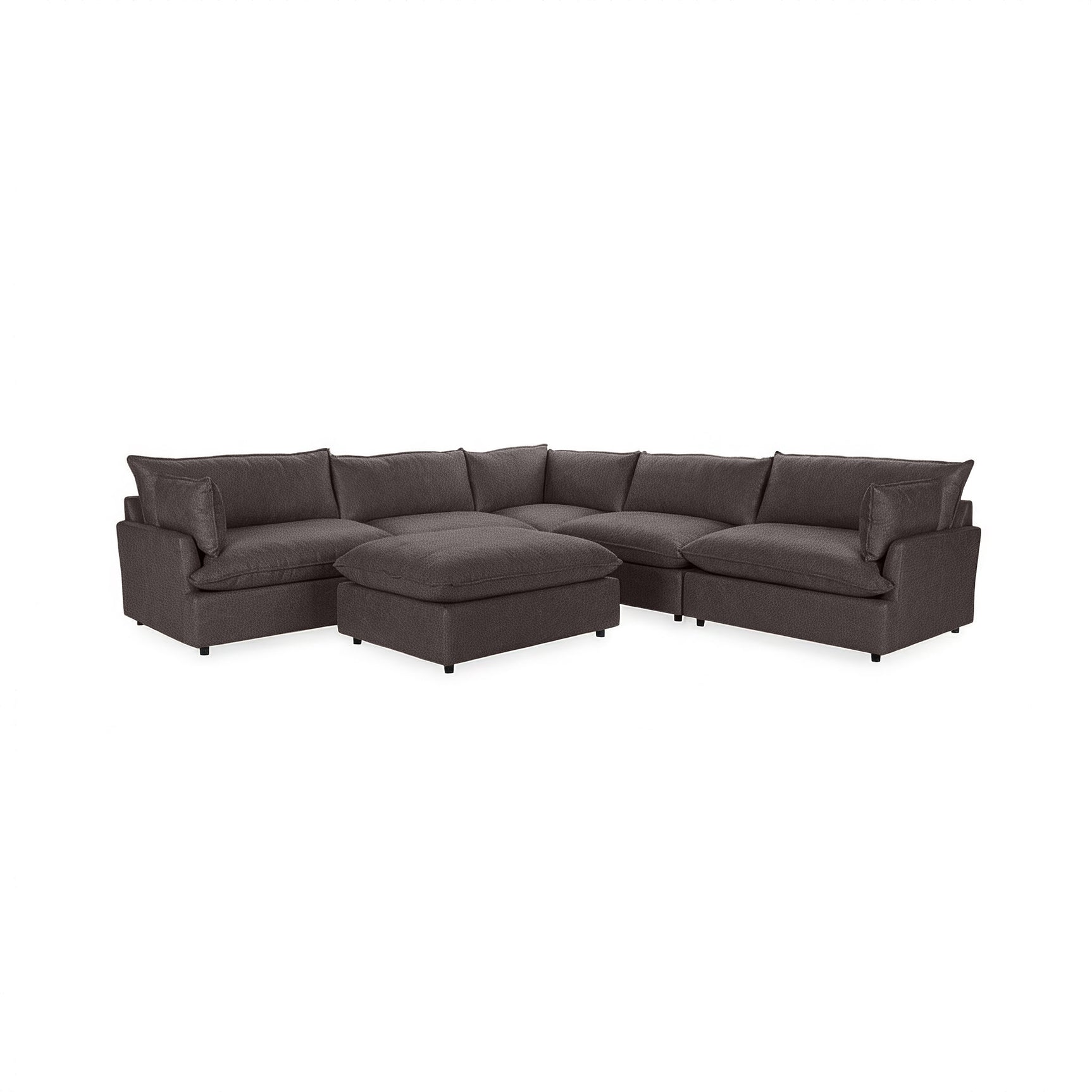 Caplan 6 Piece Sectional with Ottoman